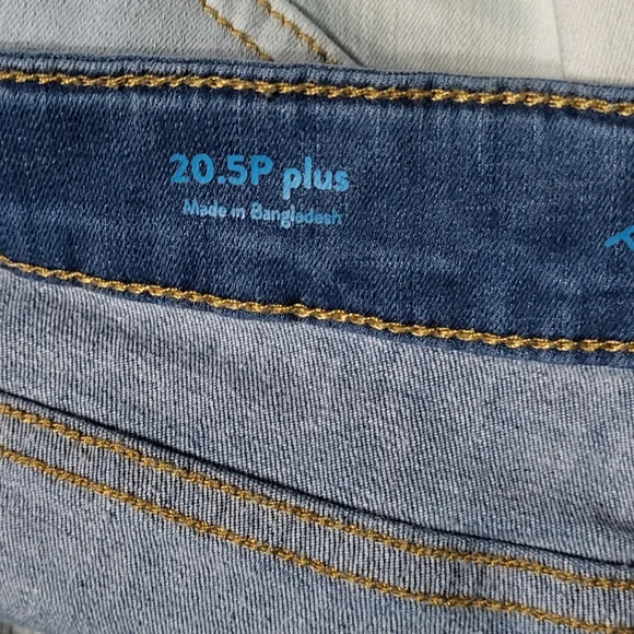 Thereabouts Girls Dip Dye High Rise Jean Shortie Shorts Plus Size 2XL/20.5 - Picture 2 of 11